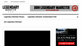 What Legendarymarketer.info website looked like in 2018 (6 years ago)