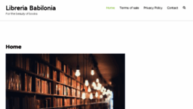 What Libreriababilonia.com website looked like in 2018 (6 years ago)