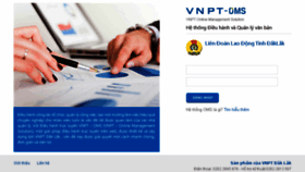 What Liendoanlaodongdaklak.vnptoms.vn website looked like in 2018 (6 years ago)
