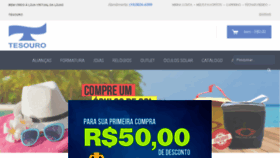 What Lojastesouro.com.br website looked like in 2018 (6 years ago)