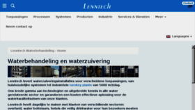 What Lenntech.nl website looked like in 2018 (6 years ago)