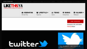 What Likethisya.com website looked like in 2018 (6 years ago)