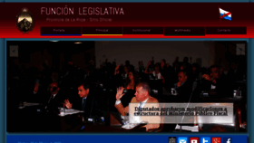 What Legislaturalarioja.gob.ar website looked like in 2018 (6 years ago)