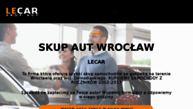 What Lecar-skupaut.pl website looked like in 2018 (6 years ago)