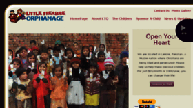 What Little-treasure-orphanage.com website looked like in 2018 (6 years ago)