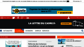 What Lettreducadre.fr website looked like in 2018 (6 years ago)