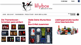 What Lillybox.de website looked like in 2018 (8 years ago)