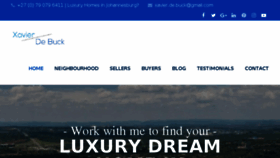 What Luxuryhomesjohannesburg.com website looked like in 2018 (6 years ago)