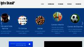 What Listaiptvbrasil.com website looked like in 2018 (6 years ago)
