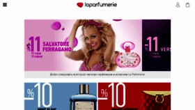 What Laparfumerie.ru website looked like in 2018 (6 years ago)