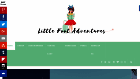 What Littlefootadventures.com website looked like in 2018 (6 years ago)