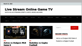 What Livestream247.net website looked like in 2018 (6 years ago)