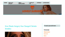 What Lovelysurgery.com website looked like in 2018 (6 years ago)