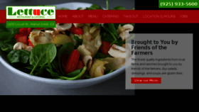 What Lettucerestaurant.com website looked like in 2018 (6 years ago)