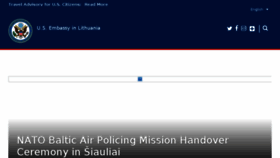 What Lt.usembassy.gov website looked like in 2018 (6 years ago)