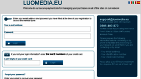 What Luomedia.eu website looked like in 2018 (6 years ago)