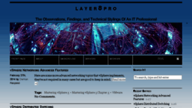 What Layer8pro.com website looked like in 2018 (6 years ago)