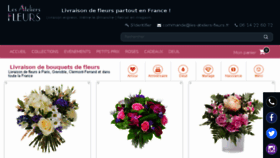 What Les-ateliers-fleurs.fr website looked like in 2018 (6 years ago)