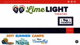 What Limelight-theatre.org website looked like in 2018 (6 years ago)