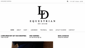 What Ld-equestrian.co.uk website looked like in 2018 (6 years ago)