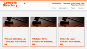 What Lawyers-directory.org website looked like in 2018 (6 years ago)