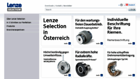 What Lenze-selection.com website looked like in 2018 (6 years ago)