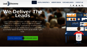 What Leaddiscovery.com website looked like in 2018 (6 years ago)