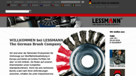 What Lessmann.com website looked like in 2018 (6 years ago)