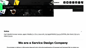 What Logotel.it website looked like in 2018 (6 years ago)