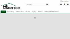 What Landofdogs.de website looked like in 2018 (6 years ago)