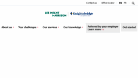 What Lhhknightsbridge.com website looked like in 2018 (6 years ago)