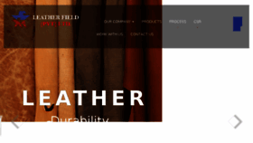 What Leatherfield.com website looked like in 2018 (6 years ago)