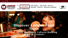 What Londonfoodlovers.com website looked like in 2018 (6 years ago)