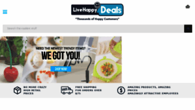What Livehappydeals.com website looked like in 2018 (6 years ago)