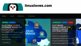 What Linuxloves.com website looked like in 2018 (6 years ago)