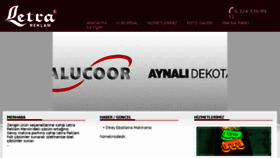 What Letrareklam.com website looked like in 2018 (6 years ago)