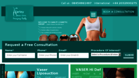 What Liposuctionlondon.org.uk website looked like in 2018 (6 years ago)