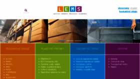 What Lems.sk website looked like in 2018 (6 years ago)