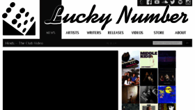 What Luckynumbermusic.com website looked like in 2018 (6 years ago)