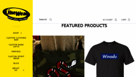 What Likewear.com website looked like in 2018 (6 years ago)