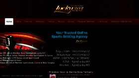 What Lucky303.com website looked like in 2018 (6 years ago)