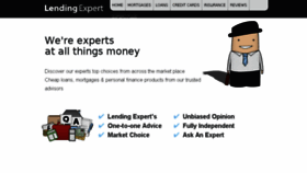 What Lendingexpert.co.uk website looked like in 2018 (6 years ago)