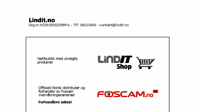 What Lindit.no website looked like in 2018 (6 years ago)