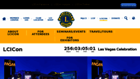 What Lcicon.lionsclubs.org website looked like in 2018 (6 years ago)