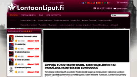 What Lontoonliput.fi website looked like in 2018 (6 years ago)