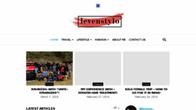 What Levenstylo.com website looked like in 2018 (6 years ago)