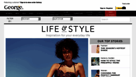 What Lifeandstyle.asda.com website looked like in 2018 (6 years ago)