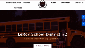 What Leroyk12.org website looked like in 2018 (6 years ago)