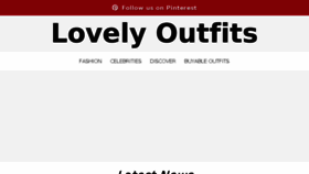 What Lovelyoutfits.co website looked like in 2018 (6 years ago)