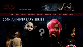 What Livingdeaddolls.com website looked like in 2018 (6 years ago)